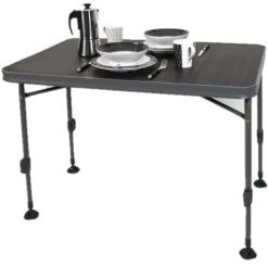 Campingausrüstung Geschäft 20 Camp4 Calvi Campingtisch, 100x68, Anthrazit