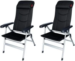 Isabella Thor Campingstuhl Set, Dunkelgrau - Camping Wagner Edition