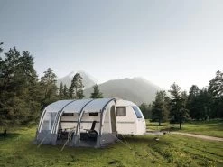 Reimo Rimini Air II Vorzelt, 390x235cm, Hell-& Dunkelgrau -Campingausrüstung Geschäft 100960 0 2