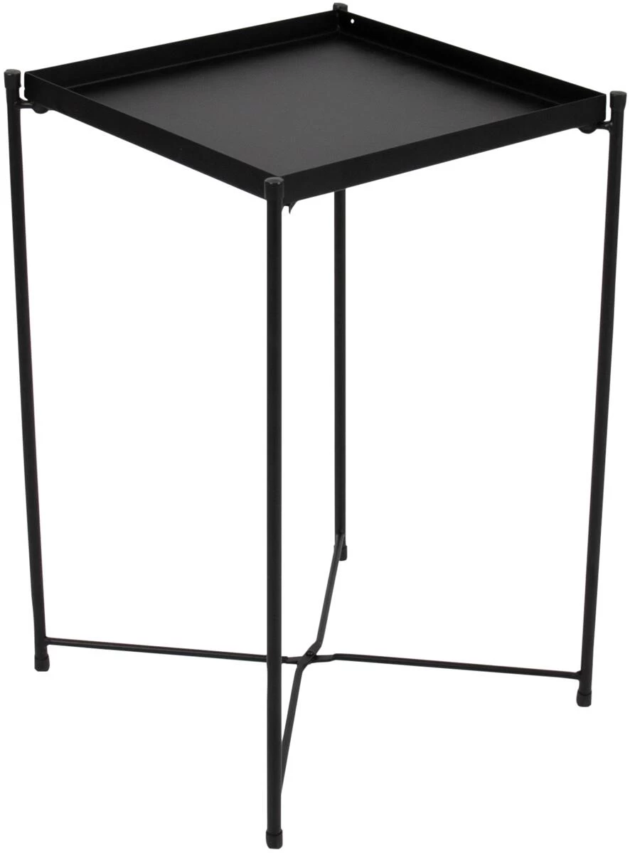 Bo-Camp Bedford Beistelltisch, Schwarz, 30x30cm 1 Bo-Camp Bedford Beistelltisch, Schwarz, 30x30cm