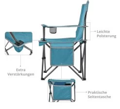 KingCamp Tanger Faltstuhl -Campingausrüstung Geschäft 10151 3