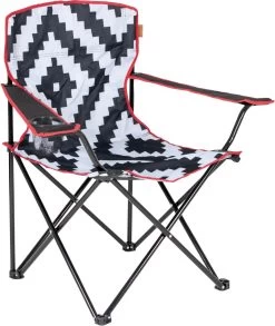 Bo-Camp Madison Faltstuhl, 52x89x85cm, Schwarz/weiß -Campingausrüstung Geschäft 101948 0 3