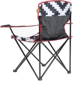 Bo-Camp Madison Faltstuhl, 52x89x85cm, Schwarz/weiß -Campingausrüstung Geschäft 101948 0 4