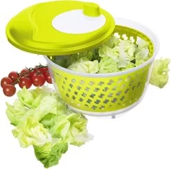 Rotho Fresh Salatschleuder, 4,5L, Grün -Campingausrüstung Geschäft 102045 0 2