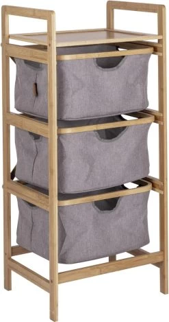 Campingausrüstung Geschäft 18 Bo-Camp Selsdon Campingschrank, Bambus