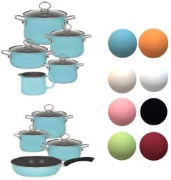 Riess Emaille Topfset