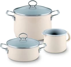 Riess Emaille Topfset -Campingausrüstung Geschäft 10283 4