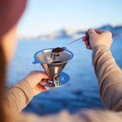 Pandoo Kaffeefilter, Edelstahl -Campingausrüstung Geschäft 106494 0 2