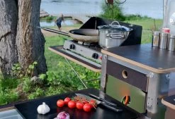 Flix Live Camper Küche, 100x62x42,5cm, Grau -Campingausrüstung Geschäft 107708 0 9