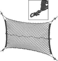 Pro Plus Gepäcknetz Elastisch 80x50cm Mit Kunststoff-Haken NS-3 -Campingausrüstung Geschäft 108547 0 2