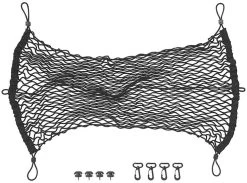 Pro Plus Gepäcknetz Elastisch 80x50cm Mit Kunststoff-Haken NS-3 -Campingausrüstung Geschäft 108547 0 4