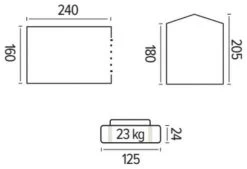 Trigano Mehrzweckzelt, Grau -Campingausrüstung Geschäft 110702 0 2