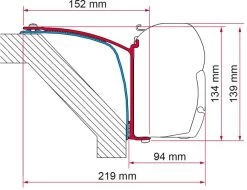 Fiamma F45 Adapter Für Laika Rexosline/Ecovip 07/Kreos 09