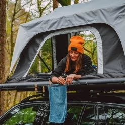 Layzee Dachzelt, 225x135x118cm, Anthrazit/grau 24 Layzee Dachzelt, 225x135x118cm, Anthrazit/grau -Campingausrüstung Geschäft 113208 0 11