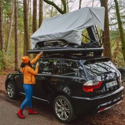 Layzee Dachzelt, 225x135x118cm, Anthrazit/grau 22 Layzee Dachzelt, 225x135x118cm, Anthrazit/grau -Campingausrüstung Geschäft 113208 0 9