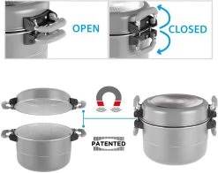 Brunner Fusion Topfset, Aluminium, 8-teilig -Campingausrüstung Geschäft 113479 0 3