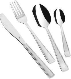 Kuppels Budapest Besteckset, Edelstahl, 24-teilig, Silber