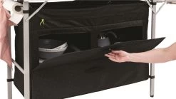 Outwell Magante Küchentisch, 136x54x90/140cm, Schwarz -Campingausrüstung Geschäft 114500 0 6