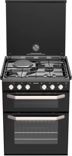 Thetford K1520 Dual Fuel Backofen (30mbar) Mit Elektrokochplatte (230V), 49l