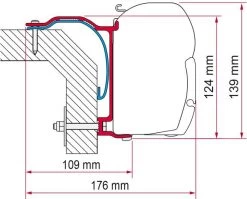 Fiamma F45 Adapter Für Laika X