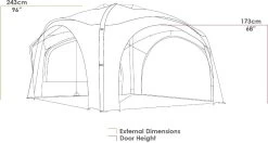 Zempire Aerobase 3 Pro, 350x350cm, Inkl. Seitenwand -Campingausrüstung Geschäft 114889 0 7