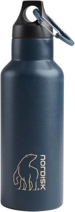 Nordisk Trinkflasche, Stahl, 500ml, Blau