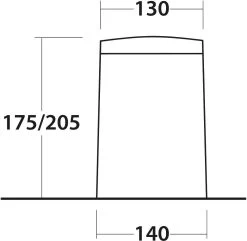 Outwell Upcrest Busvordach, 155-185cm, Grün -Campingausrüstung Geschäft 115104 0 8