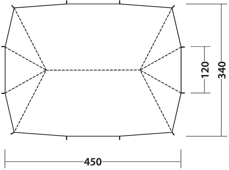 Robens Twin Summit Shelter PRS Tarp, 340x450cm, Dunkelgrün 12 Robens Twin Summit Shelter PRS Tarp, 340x450cm, Dunkelgrün – Bild 12