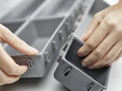 Joseph Joseph Blox™ Schubladen-Organizer-Set, 7-teilig, Grau/taupe -Campingausrüstung Geschäft 115551 0 7