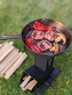 Origin Outdoors Collapsible Raketenofen, 32x20x44,5cm, Stahl -Campingausrüstung Geschäft 115763 0 4