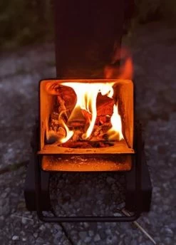 Origin Outdoors Collapsible Raketenofen, 32x20x44,5cm, Stahl -Campingausrüstung Geschäft 115763 0 5