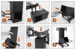 Origin Outdoors Collapsible Raketenofen, 32x20x44,5cm, Stahl -Campingausrüstung Geschäft 115763 0 7