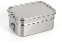 Origin Outdoors Deluxe Double Lunchbox, 1,9L, Edelstahl