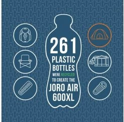 Vango Joro Air 600XL Sentinel Eco Dura Package Tunnelzelt, 6-Personen 23 Vango Joro Air 600XL Sentinel Eco Dura Package Tunnelzelt, 6-Personen -Campingausrüstung Geschäft 116874 0 11