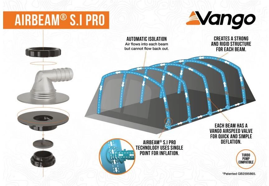 Vango Joro Air 600XL Sentinel Eco Dura Package Tunnelzelt, 6-Personen 10 Vango Joro Air 600XL Sentinel Eco Dura Package Tunnelzelt, 6-Personen – Bild 10
