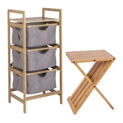 Bo-Camp Selsdon Campingschrank & Lambeth Beistelltisch - Camping Wagner Edition