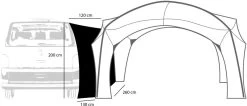Zempire Connection Tunnel Für Aerobase 3 & Camper Van -Campingausrüstung Geschäft 117727 0 2