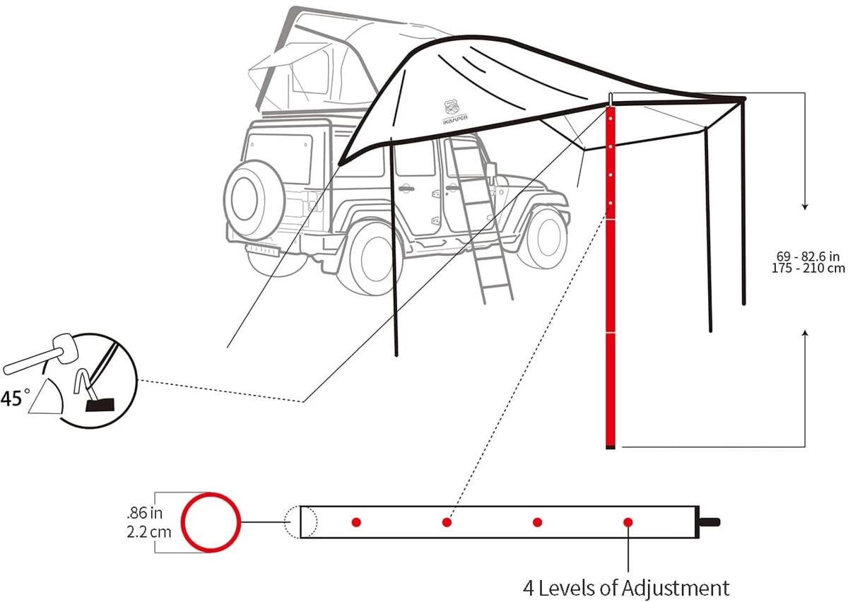 IKamper Fenster Tür Aussteller Set Skycamp X-Cover 4 IKamper Fenster Tür Aussteller Set Skycamp X-Cover – Bild 4