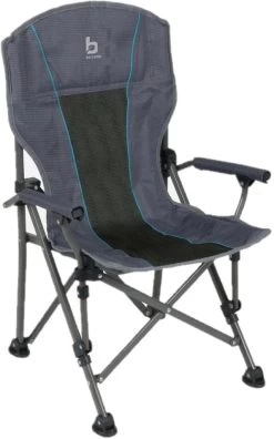 Bo-Camp Komfort Kinder Campingstuhl, Grau