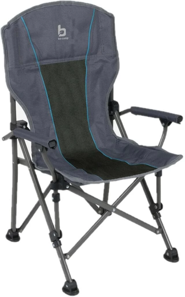 Bo-Camp Komfort Kinder Campingstuhl, Grau 1 Bo-Camp Komfort Kinder Campingstuhl, Grau