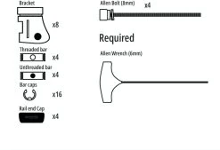 IKamper Querträger Befestigungsset 2.0 -Campingausrüstung Geschäft 118412 0 4