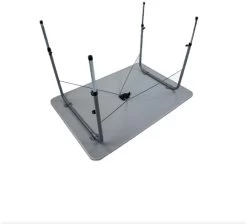 Bo-Camp Campingtisch, Höhenverstellbar, 100x70cm, Grau -Campingausrüstung Geschäft 118548 0 5