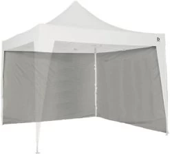 Bo-Camp Seitenwand Für Partyzelt, 300x300cm, Grau