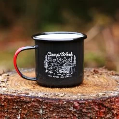 Campwerk Emaille Tasse, 350ml