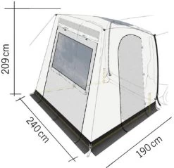 Reimo Premium Heckzelt Für VW Caddy 5 Ab 2021 -Campingausrüstung Geschäft 119613 0 3