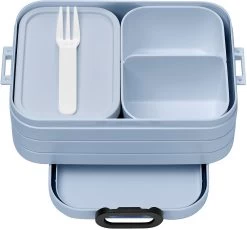 Mepal Take A Break Midi Bento Lunchbox, 900ml, Nordic Blue
