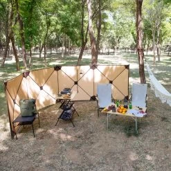 KingCamp Stonehenge Q 500 Camden Windschutz, Beige -Campingausrüstung Geschäft 120472 0 2