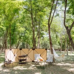 KingCamp Stonehenge Q 500 Camden Windschutz, Beige -Campingausrüstung Geschäft 120472 0 3