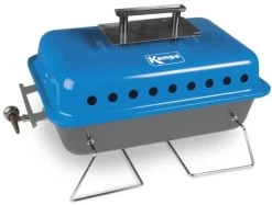 Kampa Bruce Camping Gasgrill, 49x29,5x28,5cm, Blau