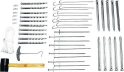 Outdoor Zelt Zubehör Set, 50-tlg